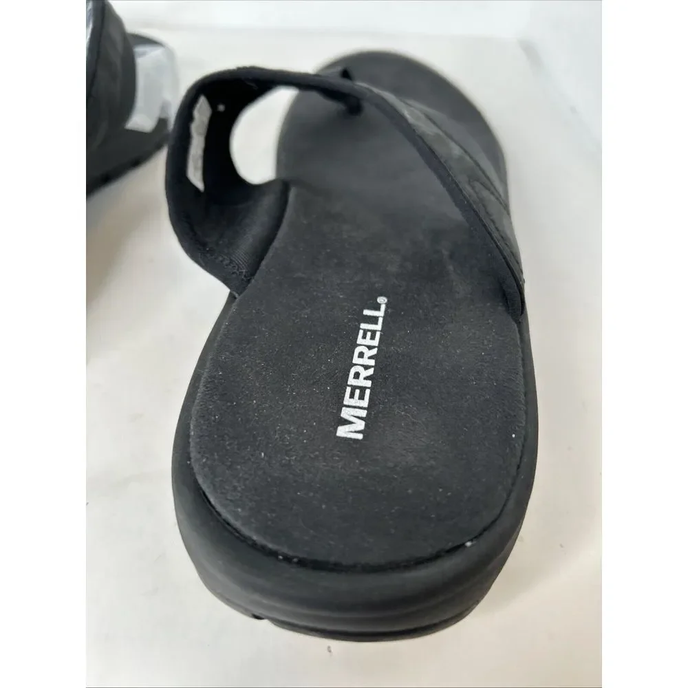 Merrell Sandspur 2 Flip Sandals Men's‎ Black Size 15 New